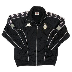 Kappa Juventus Team Warm Up Black Zip Jacket Size Men’s Size Medium Serie A
